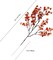 6 Bundles Burnt Orange Artificial Baby’s Breath Flowers – 18.5-Inch Silk Gypsophila for Wedding Bouquets, Table Centerpieces, Home Décor, and Modern European Floral Arrangements